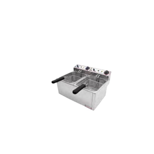 DEEP FRYER MOD. FR 6+6 LT.